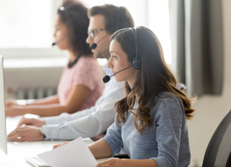 Trabajar en un call center